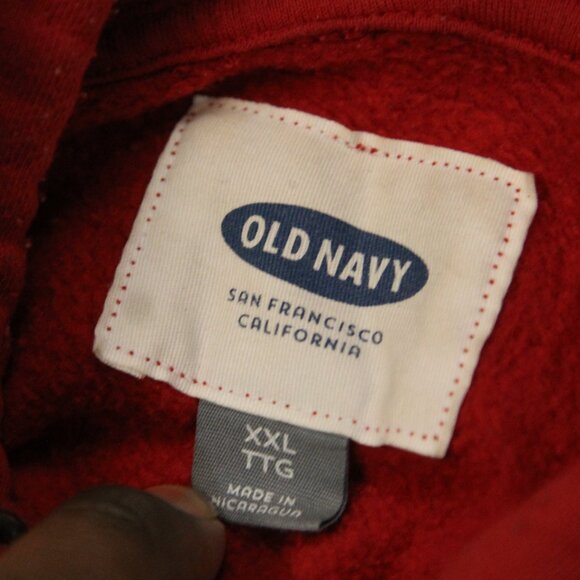 Red old navy hoodie - Picture 2 of 3